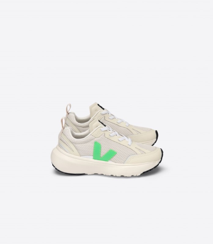 Veja Canary Elastic Laces Natural Absinthe Ireland