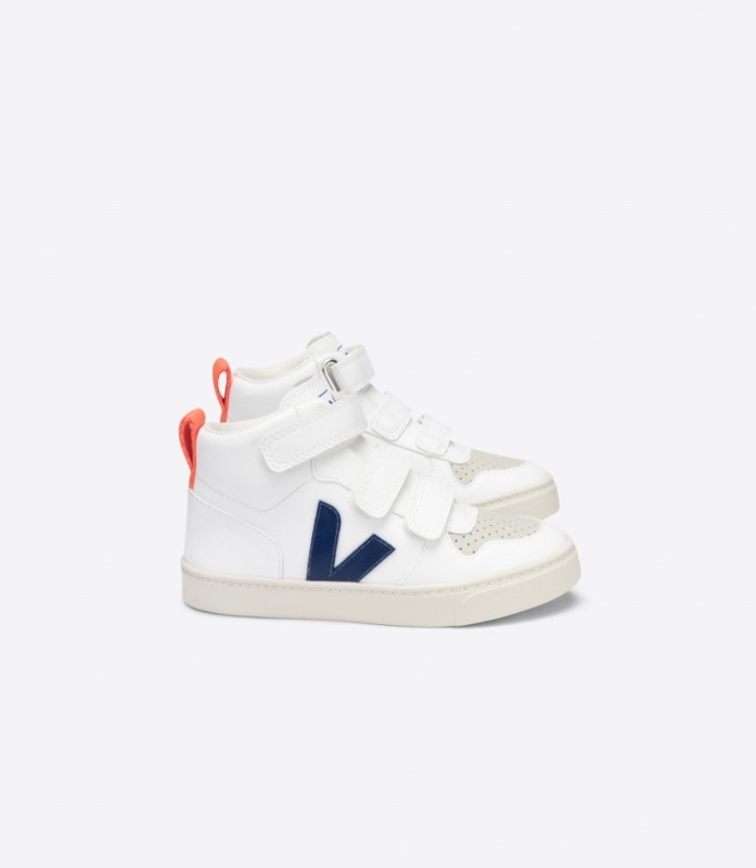 Veja V-10 Mid Cwl White Cobalt Orange Fluo Ireland