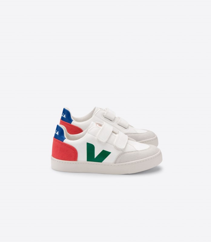 Perfect Veja Chromefree Leather White Emeraude Pekin Ireland