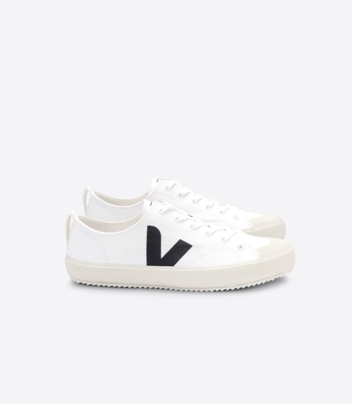 Canvas White Black Veja Premium Ireland