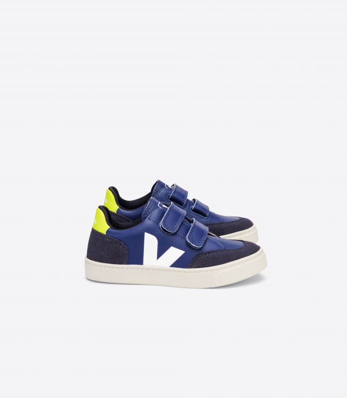 Premium Veja Chromefree Leather Cobalt White Jaune Fluo Ireland