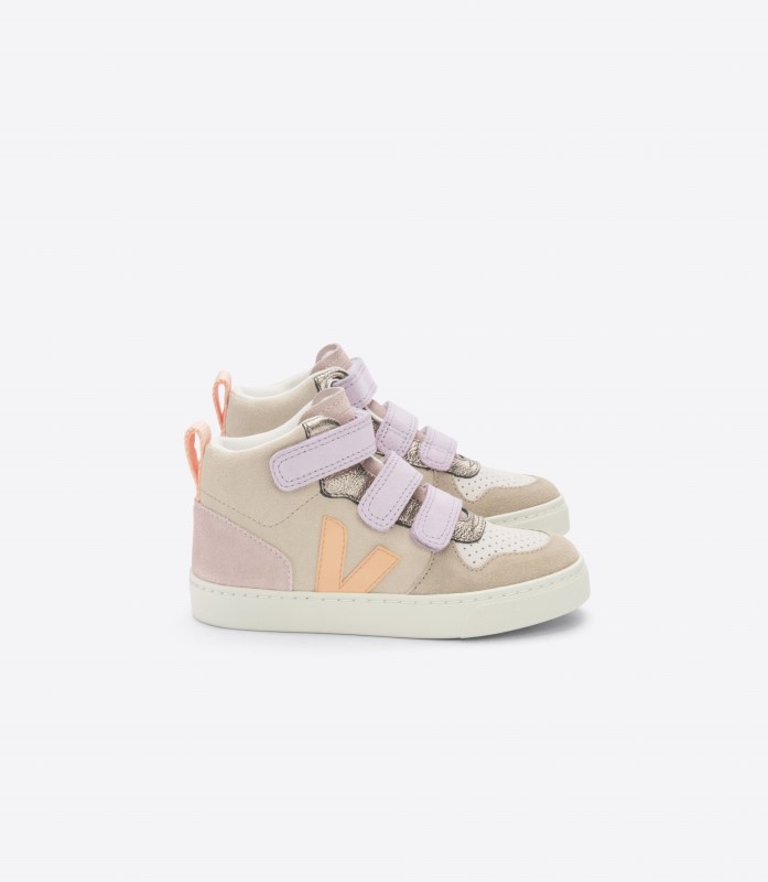 Premium Veja Mid Suede Multico Almond Peach Ireland