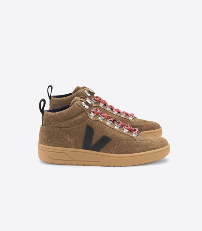Series Veja Suede Brown Black Natural Sole Ireland