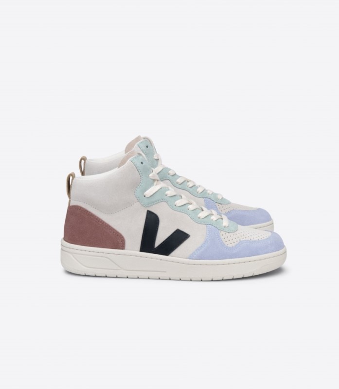 Veja V-15 Suede Multico Natural Black Ireland