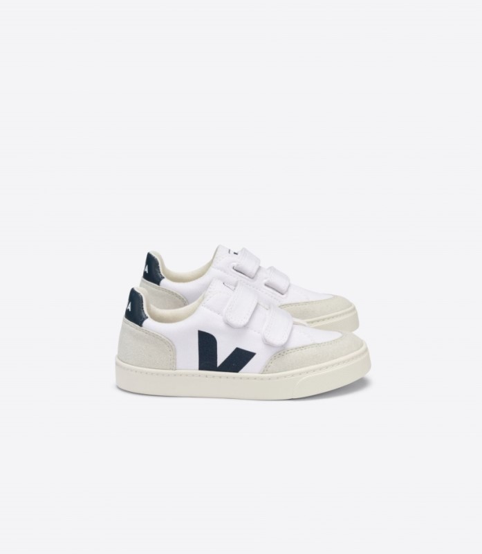 Veja V-12 Canvas White Nautico Natural Ireland